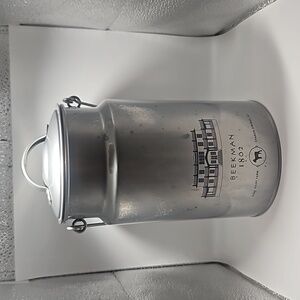Beekman 1802 goat dairy farm pail metal [silver]